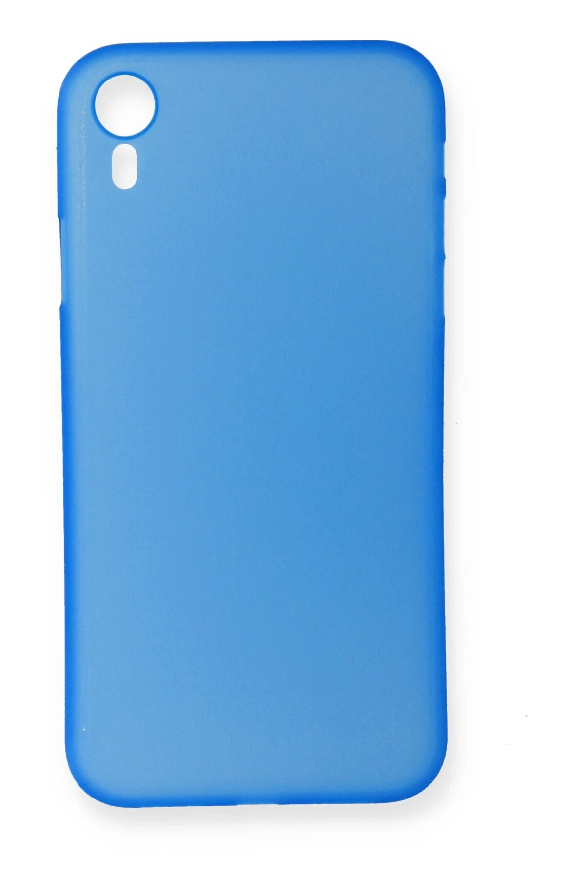 Newface iPhone XR Kılıf PP Ultra İnce Kapak - Mavi