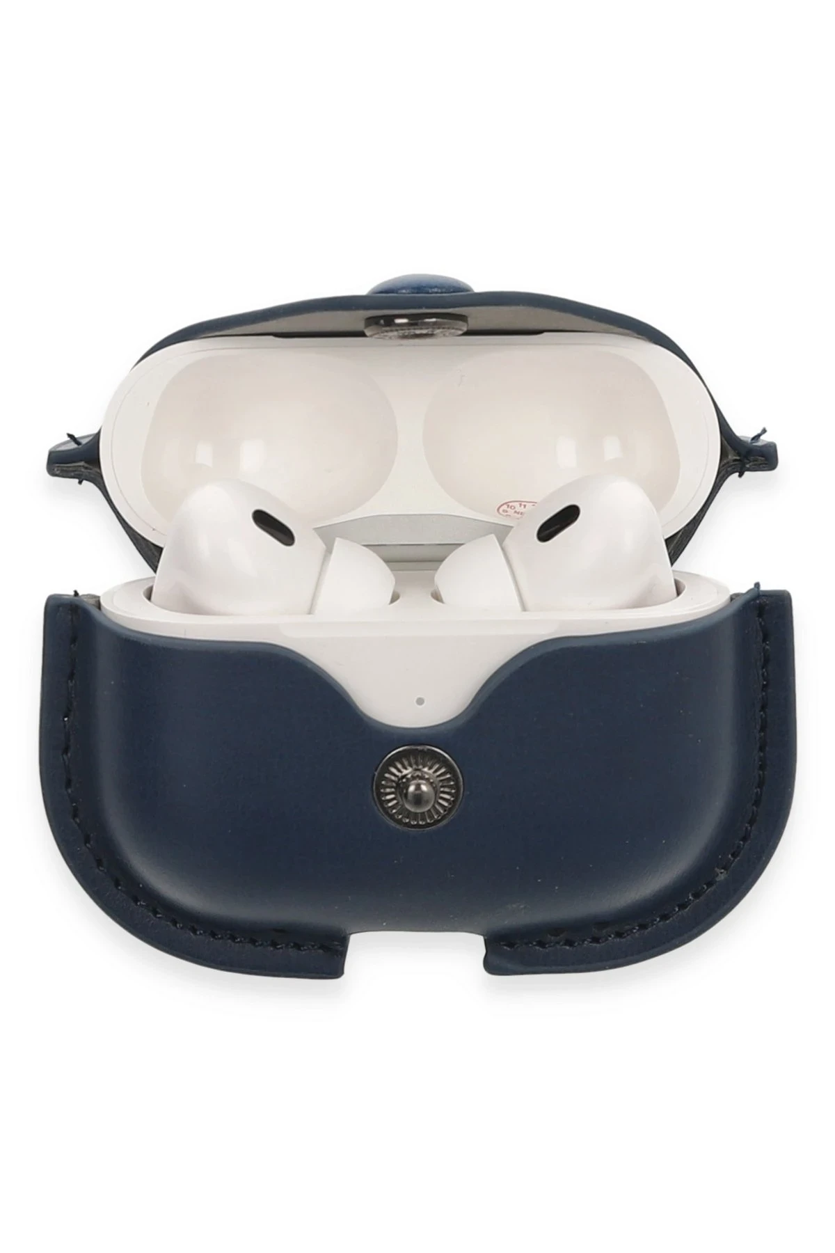 Newface Airpods Pro 2 (2.nesil) Çanta Deri Kılıf - Lacivert