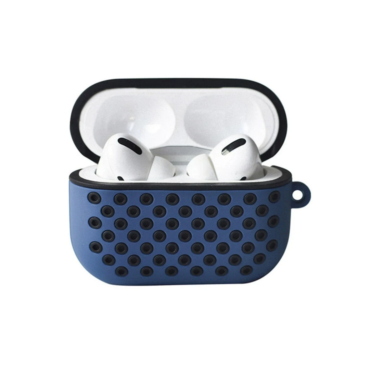 Newface Apple Airpods Pro 2 (2.nesil) Spor Delikli Kılıf - Lacivert-Siyah