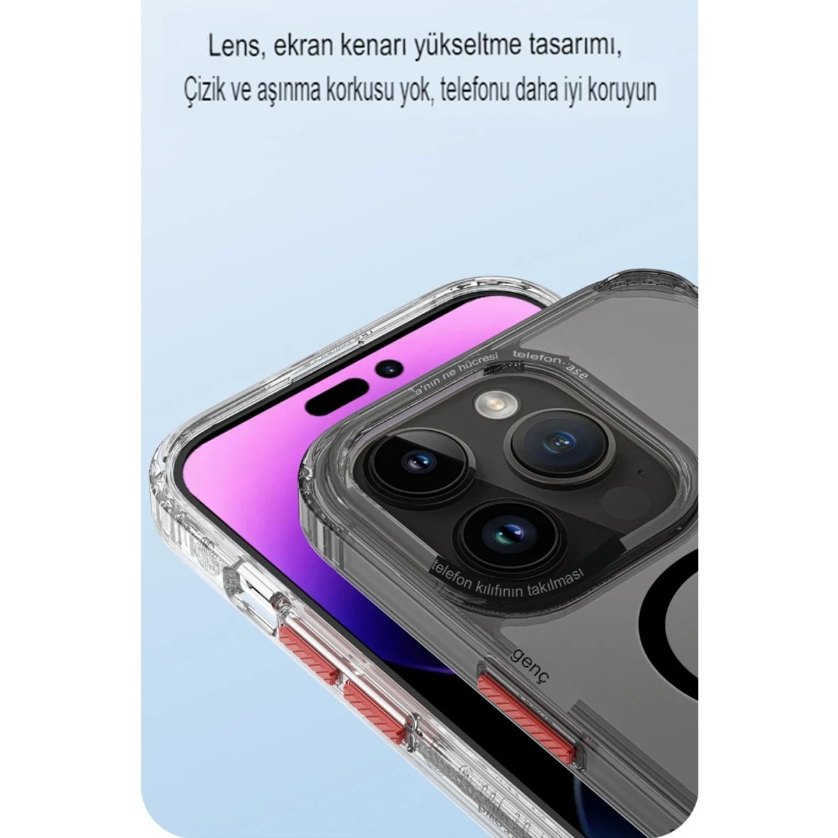Joko Apple iPhone 15 Pro Ramos Magsafe Kapak - Siyah — görsel 11