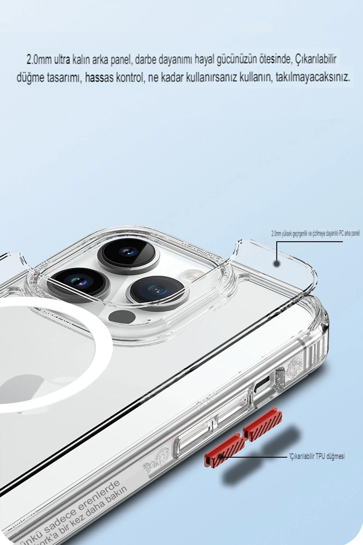Joko Apple iPhone 15 Pro Ramos Magsafe Kapak - Siyah — görsel 6