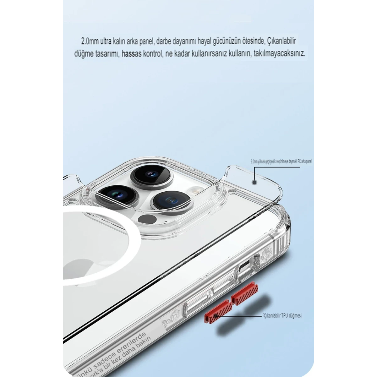 Joko Apple iPhone 15 Pro Ramos Magsafe Kapak - Siyah — görsel 12
