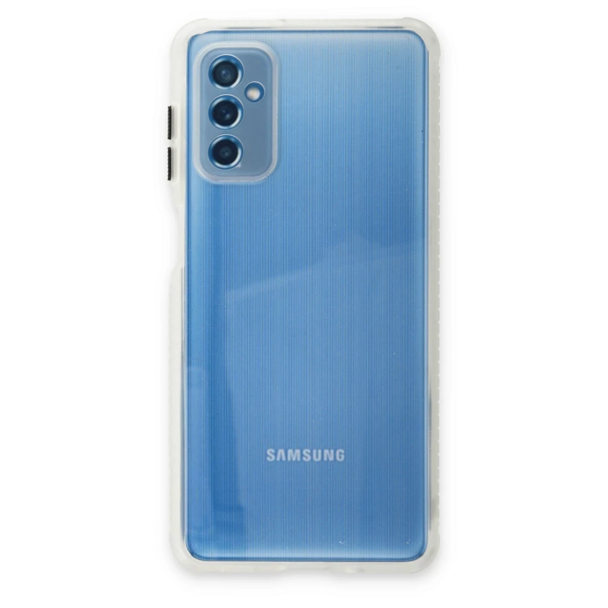 Newface Samsung Galaxy M52 5G Kılıf Miami Şeffaf Silikon - Şeffaf
