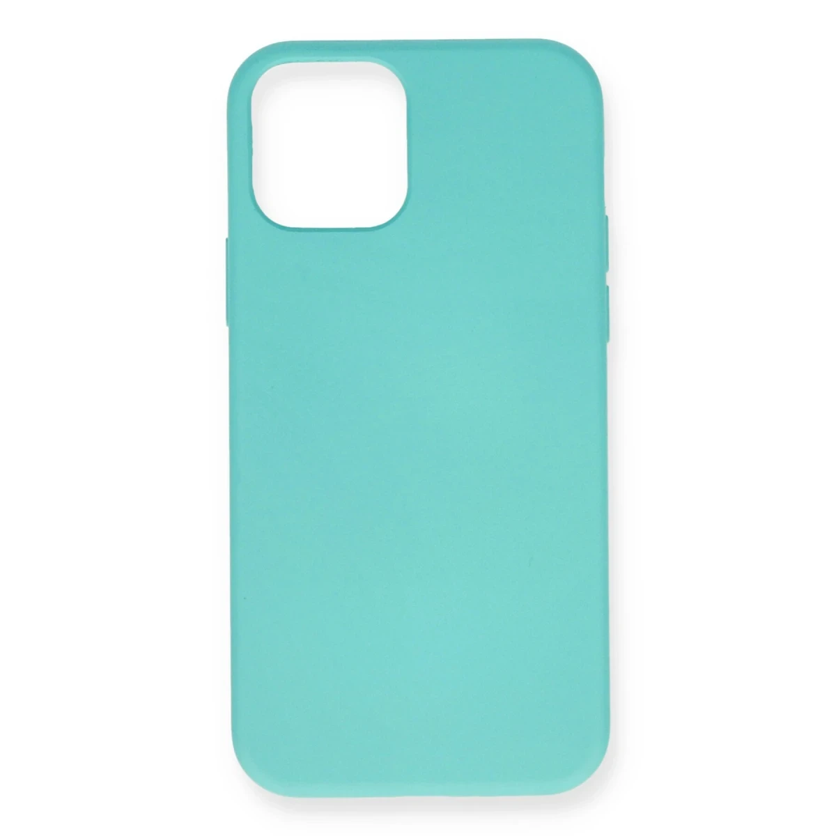 Newface Apple iPhone 12 Mini Kılıf Nano içi Kadife Silikon - Turkuaz