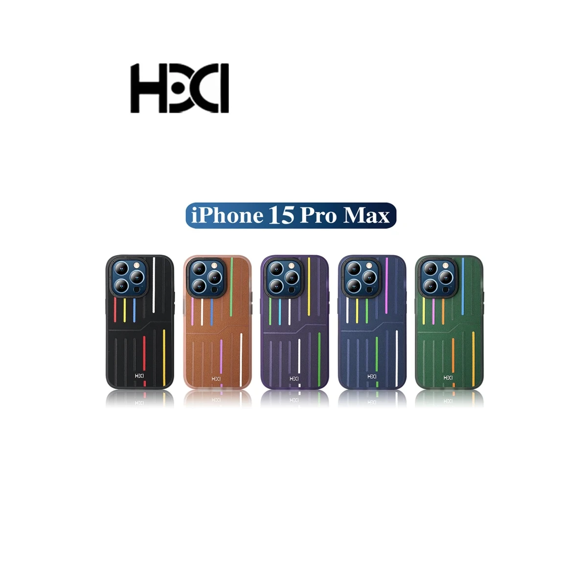 HDD Apple iPhone 14 Pro Max Kılıf HBC-221 Roma Kapak - Lacivert