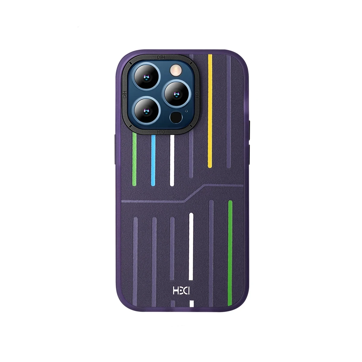 HDD Apple iPhone 14 Pro Max Kılıf HBC-221 Roma Kapak - Derin Mor