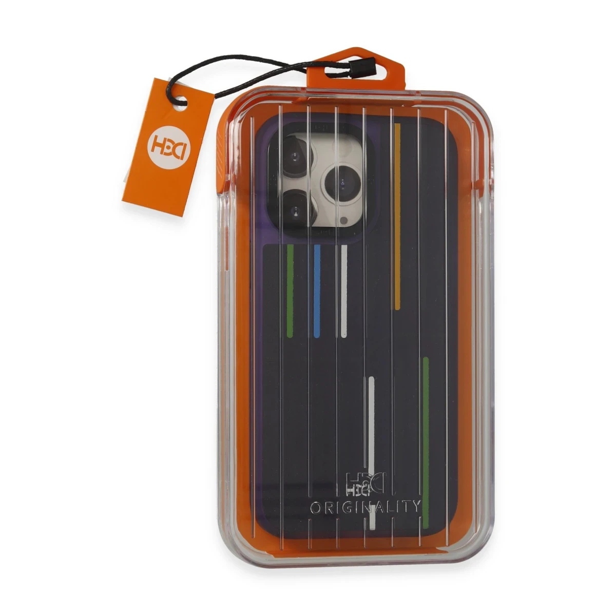 HDD Apple iPhone 14 Pro Max Kılıf HBC-221 Roma Kapak - Derin Mor