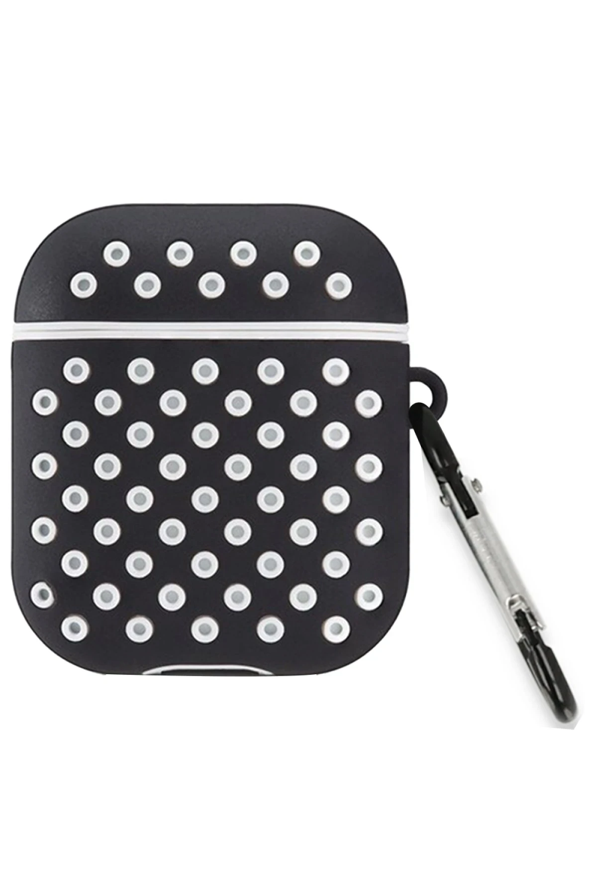 Newface Airpods 3 (3.nesil) Spor Delikli Kılıf - Siyah-Beyaz