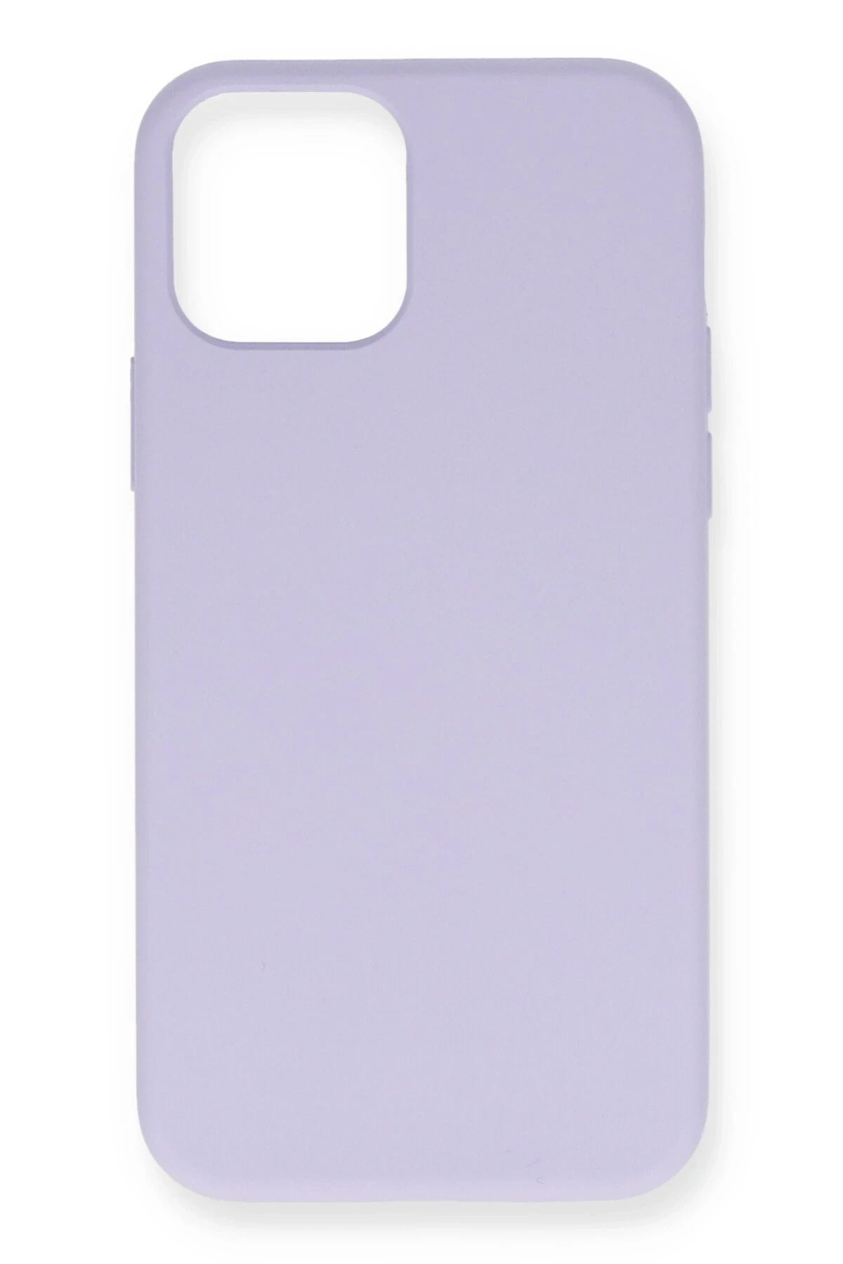 Newface iPhone 12 Pro Max Kılıf Nano içi Kadife Silikon- Lila