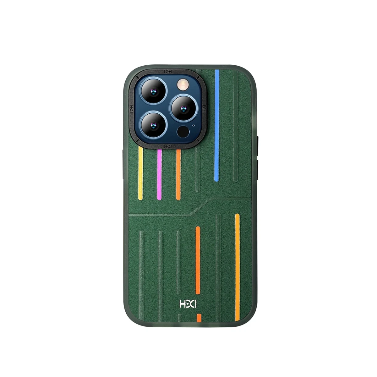 HDD Apple iPhone 15 Pro Kılıf HBC-221 Roma Kapak - Koyu Yeşil