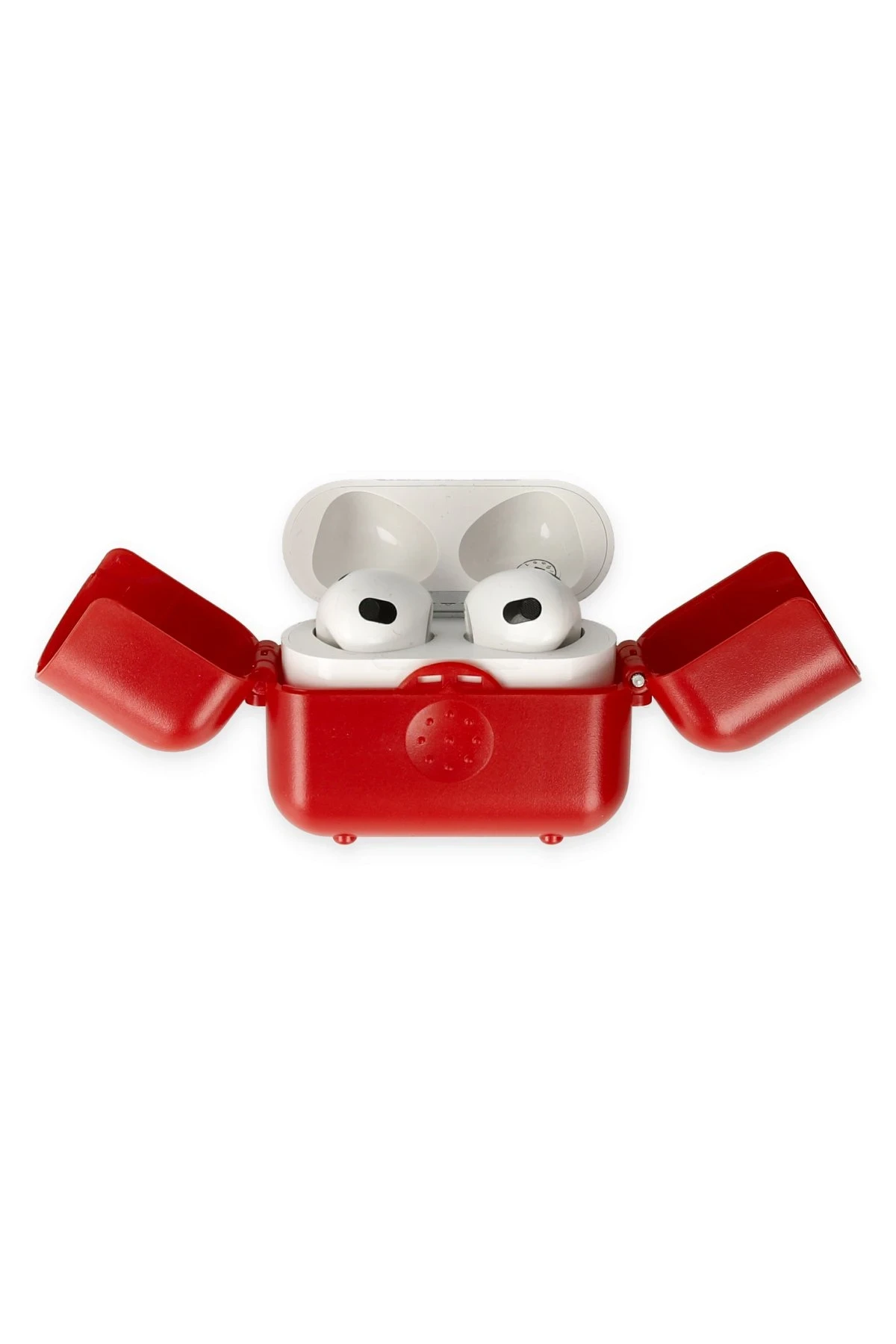 Newface Airpods 3 (3.nesil) Basmalı Kılıf - Kırmızı