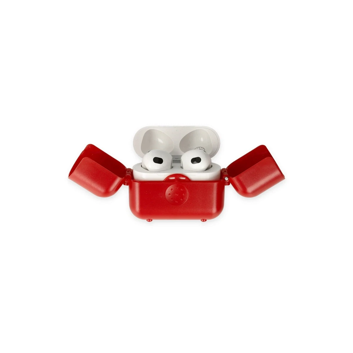 Apple Airpods 3 (3.nesil) Basmalı Kılıf - Kırmızı