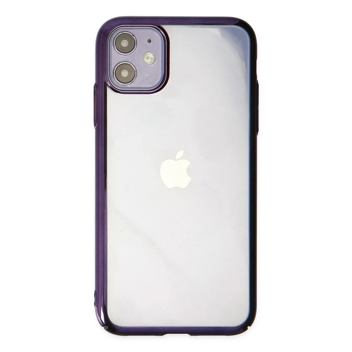 Newface Apple iPhone 12 Kılıf Element Silikon - Mor