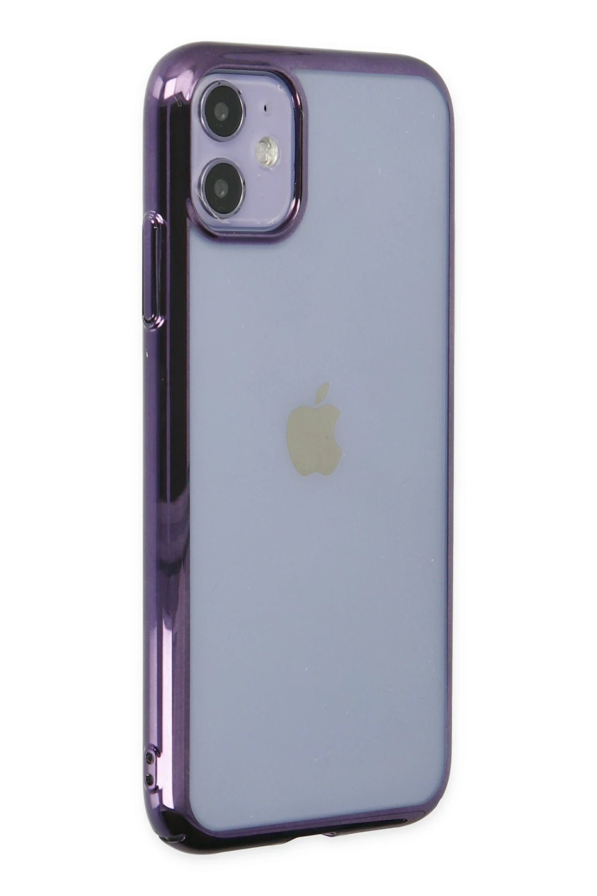 Newface iPhone 12 Kılıf Element Silikon - Mor