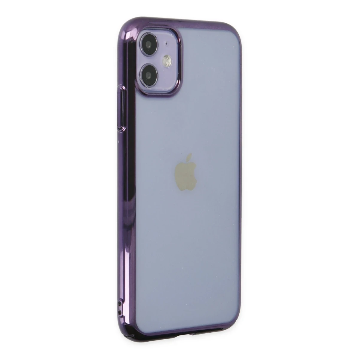 Newface Apple iPhone 12 Kılıf Element Silikon - Mor