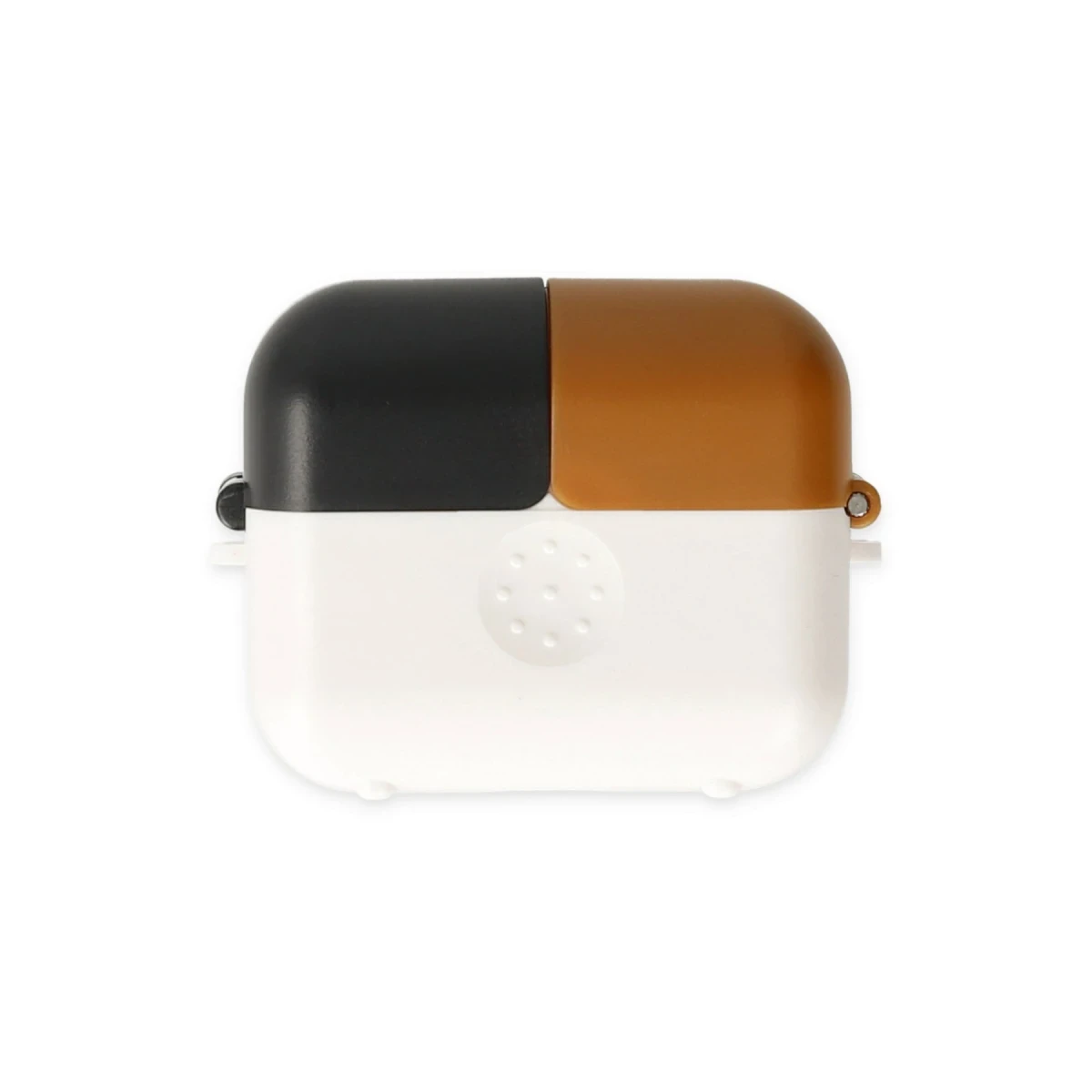 Newface Apple Airpods 3 (3.nesil) Basmalı Kılıf - Beyaz-Siyah-Kahverengi