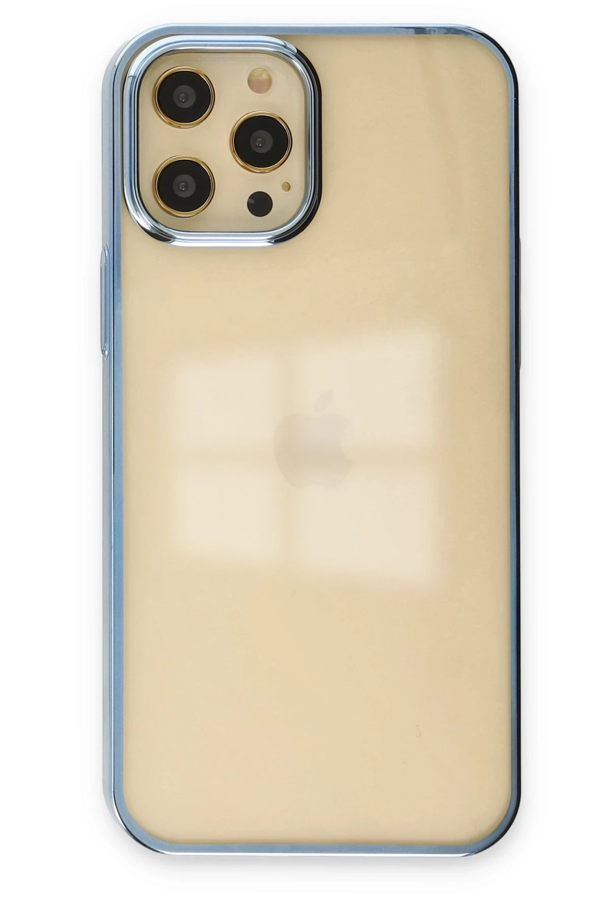 Newface iPhone 12 Pro Max Kılıf Element Silikon - Mavi