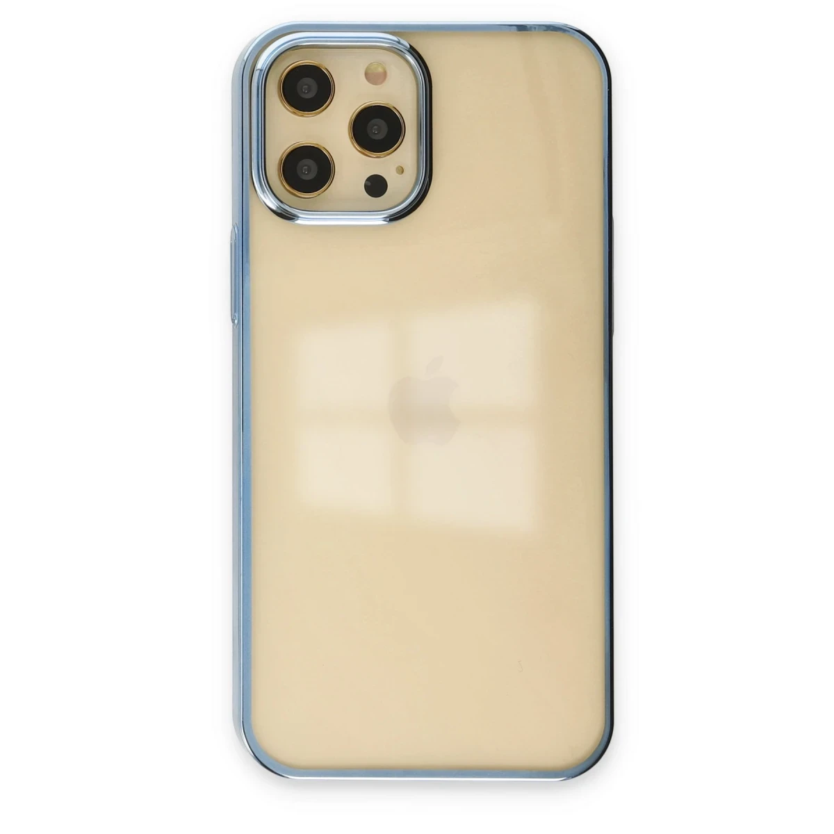 Newface Apple iPhone 12 Pro Max Kılıf Element Silikon - Mavi