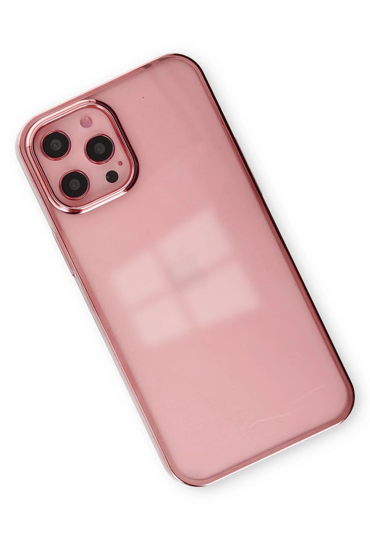 Newface iPhone 12 Pro Max Kılıf Element Silikon - Pembe