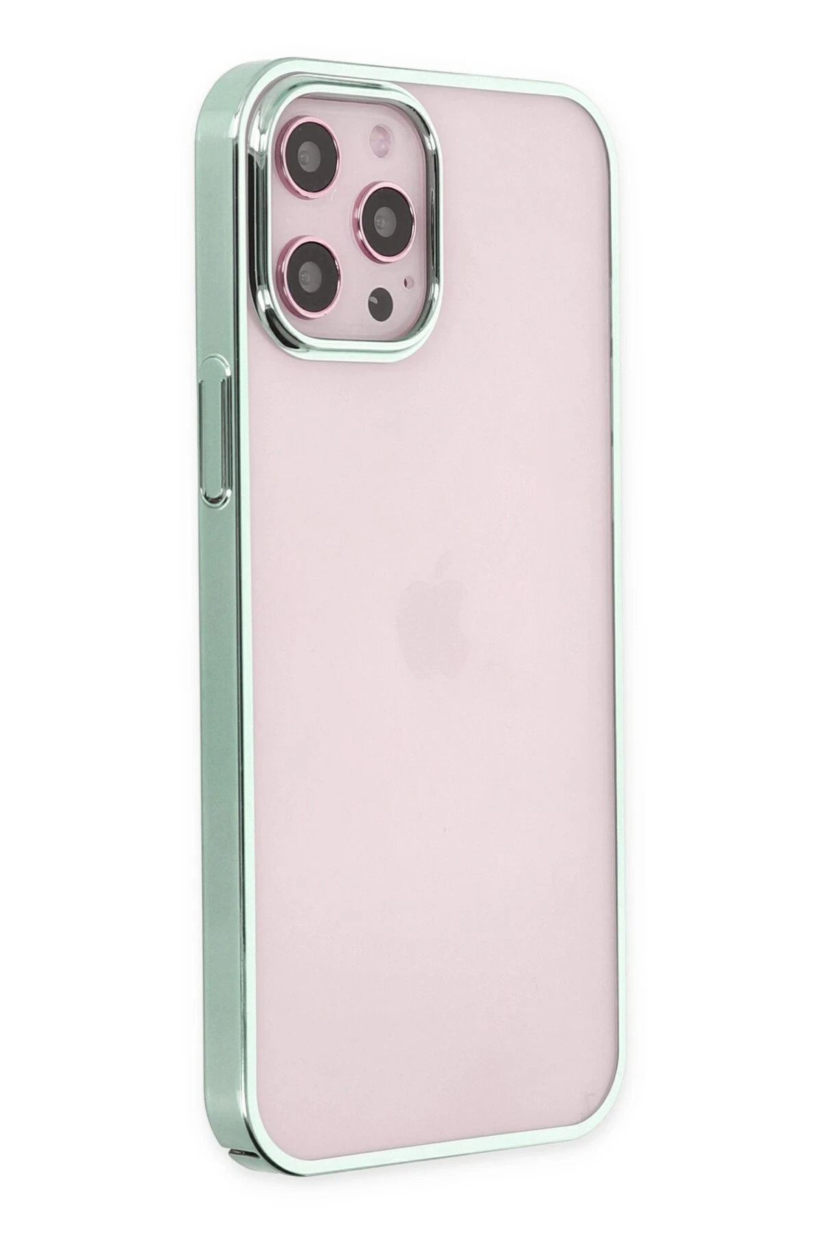 Newface iPhone 12 Pro Max Kılıf Element Silikon - Yeşil