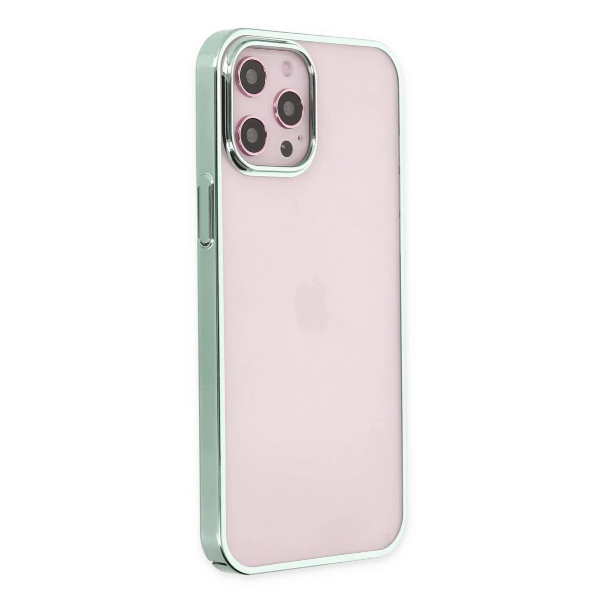 Newface Apple iPhone 12 Pro Max Kılıf Element Silikon - Yeşil