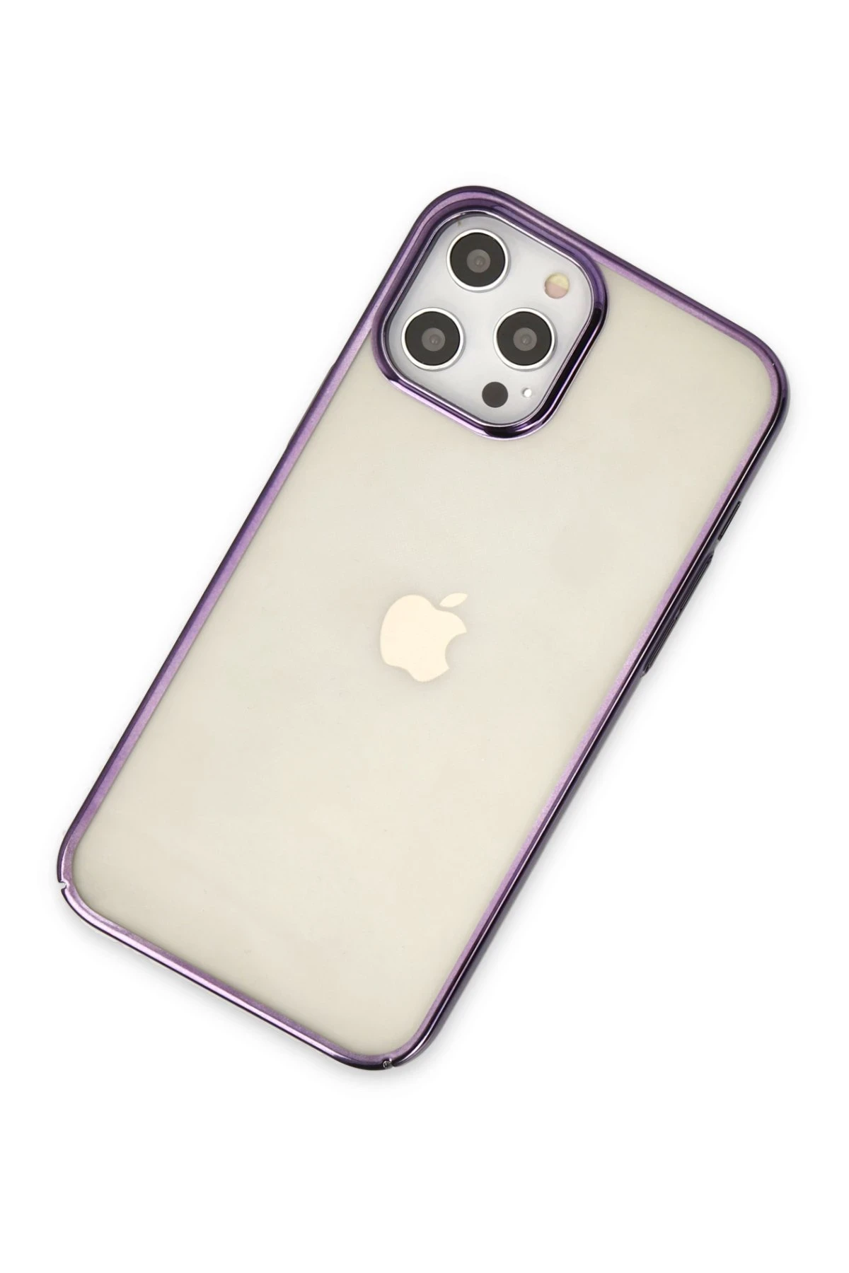 Newface iPhone 12 Pro Max Kılıf Element Silikon - Mor