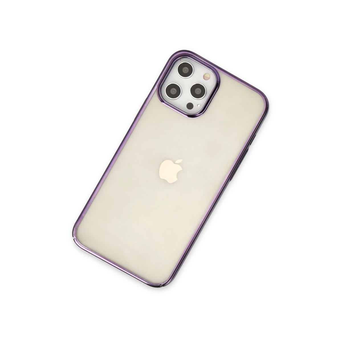 Newface Apple iPhone 12 Pro Max Kılıf Element Silikon - Mor