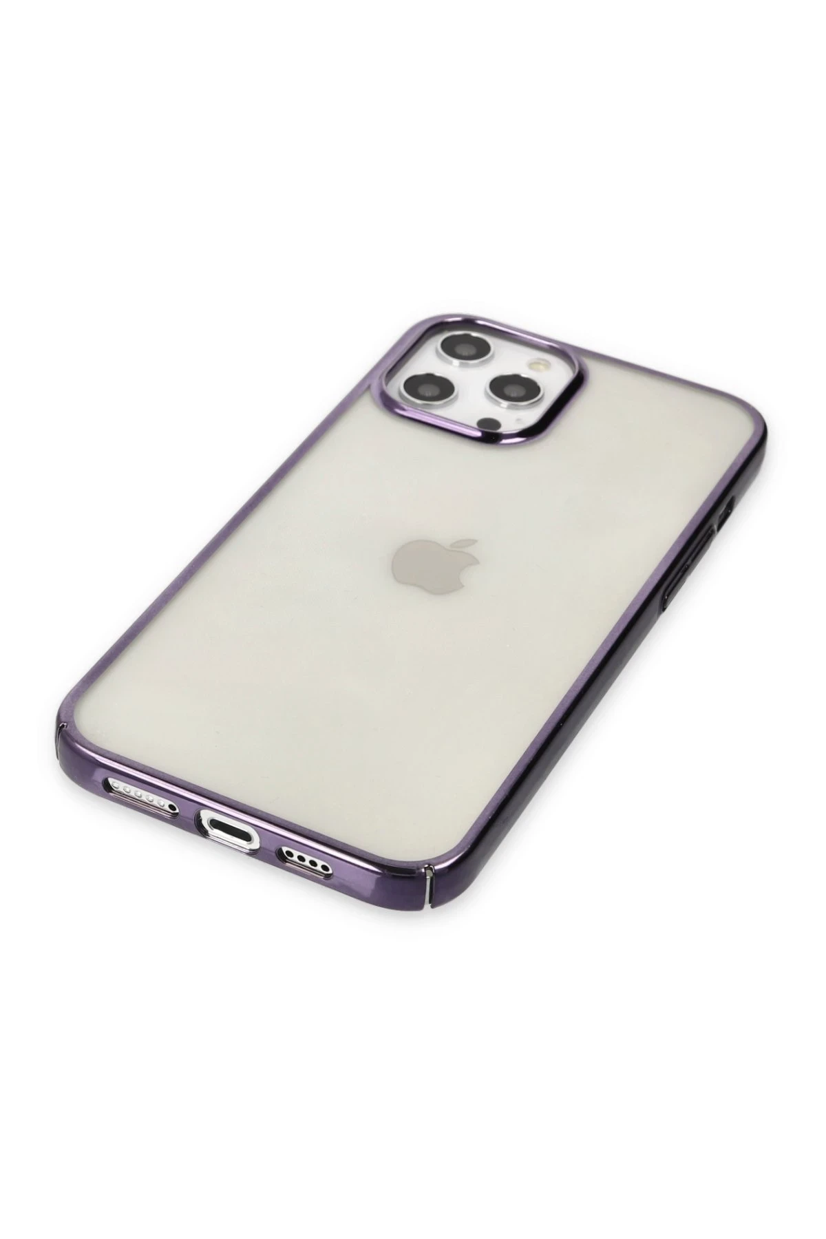 Newface iPhone 12 Pro Max Kılıf Element Silikon - Mor