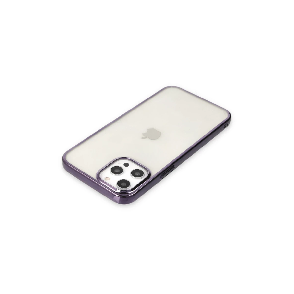 Newface Apple iPhone 12 Pro Max Kılıf Element Silikon - Mor