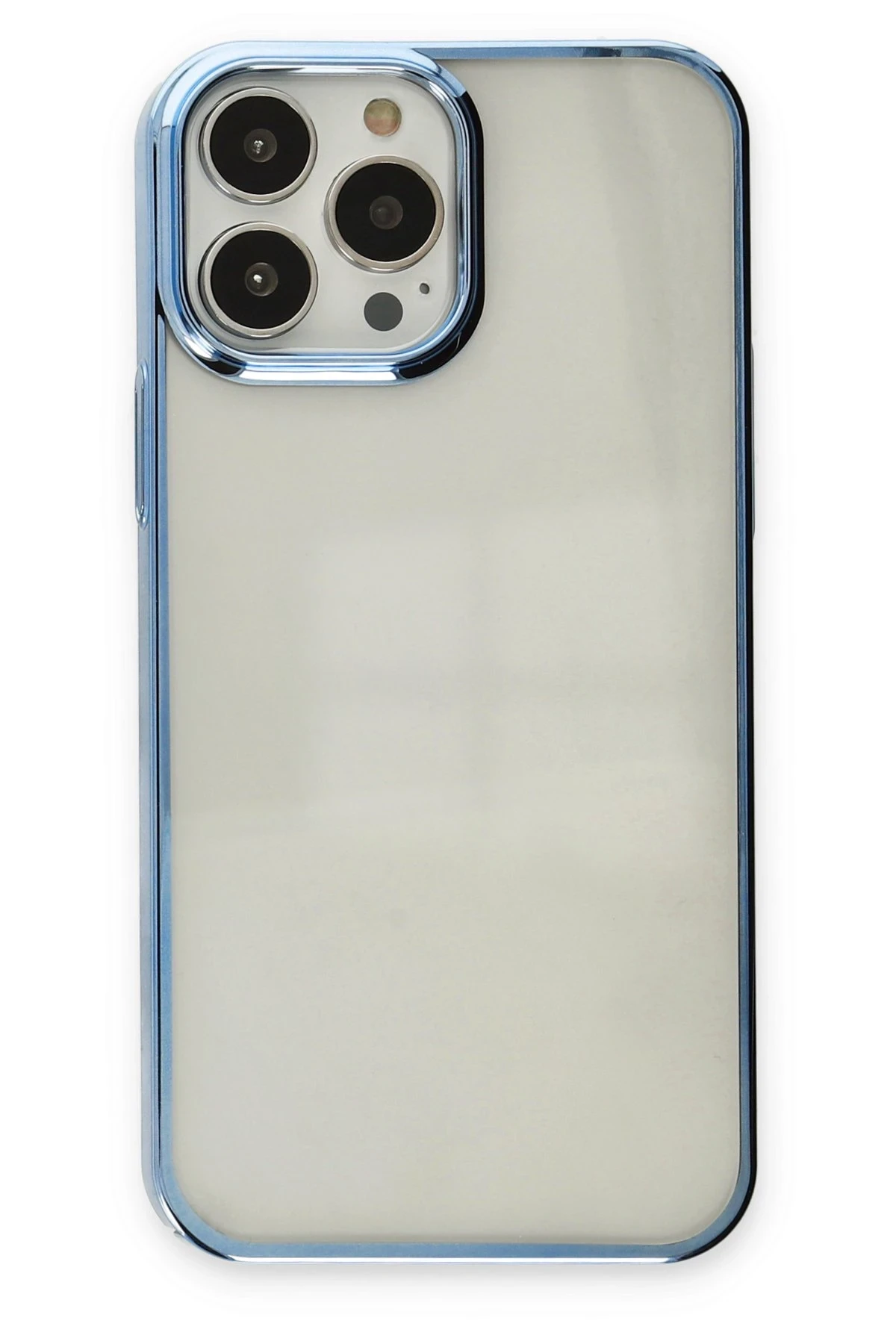 Newface iPhone 13 Pro Kılıf Element Silikon - Sky Blue