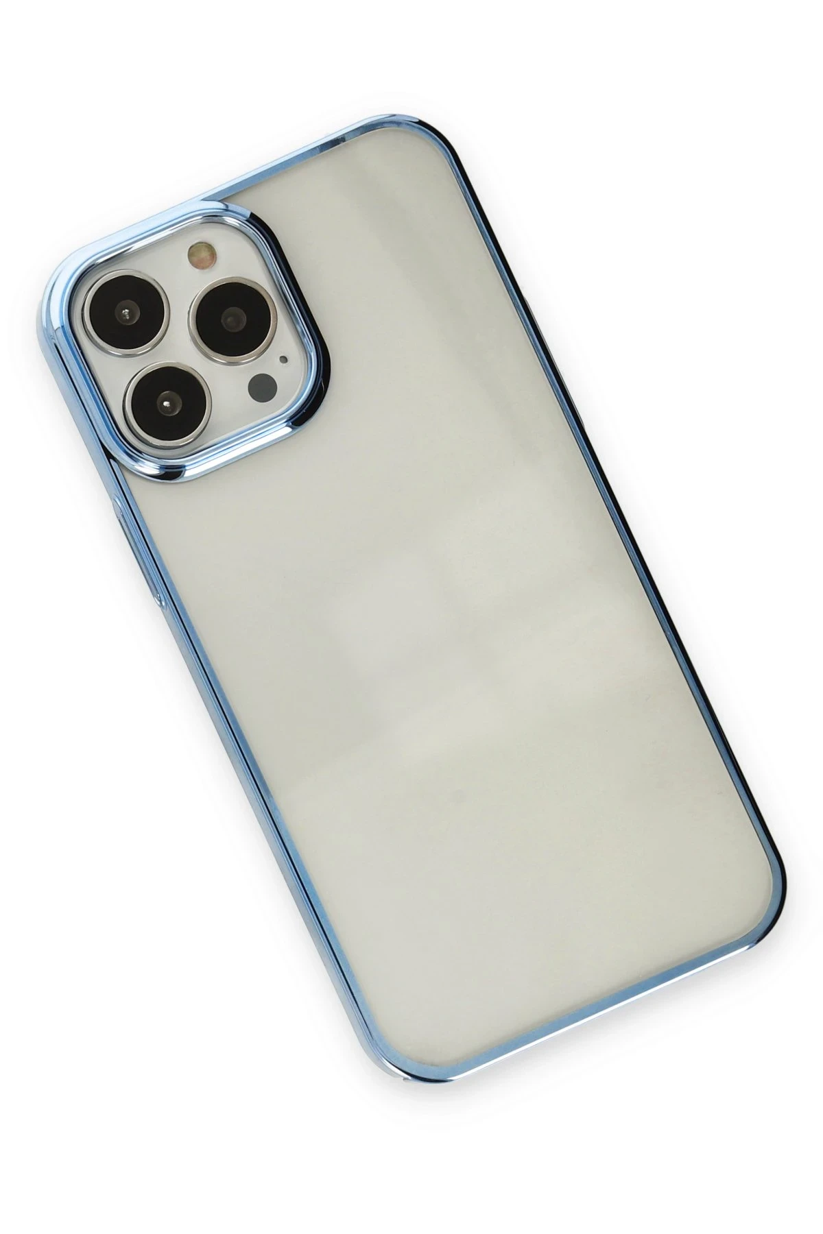 Newface iPhone 13 Pro Kılıf Element Silikon - Sky Blue