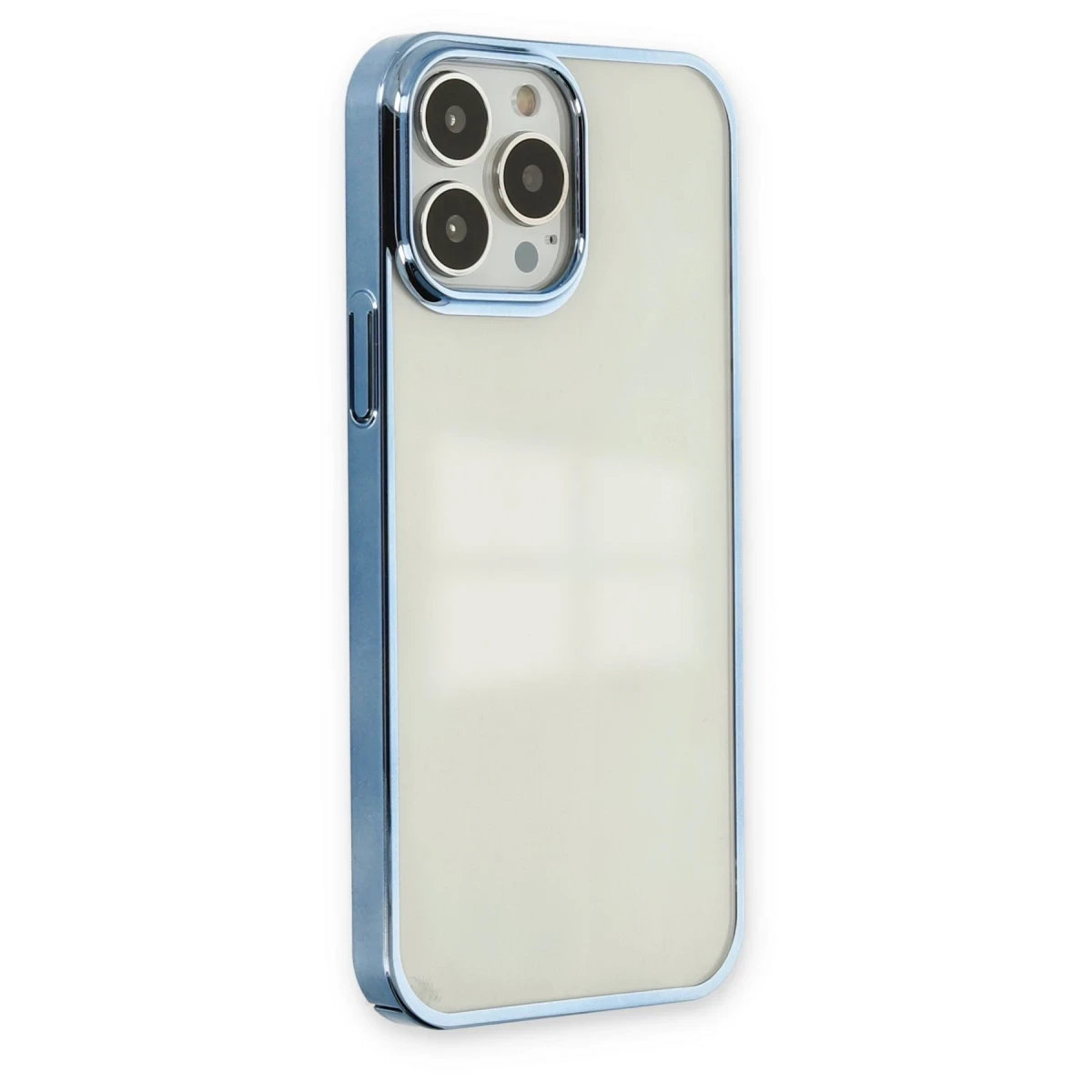 Newface Apple iPhone 13 Pro Kılıf Element Silikon - Sky Blue