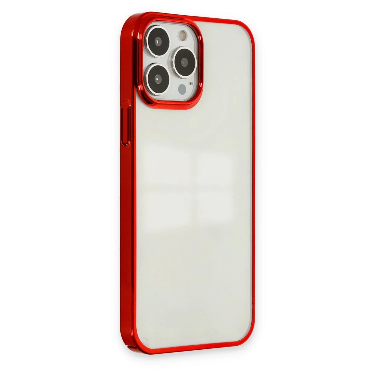 Newface Apple iPhone 13 Pro Kılıf Element Silikon - Kırmızı