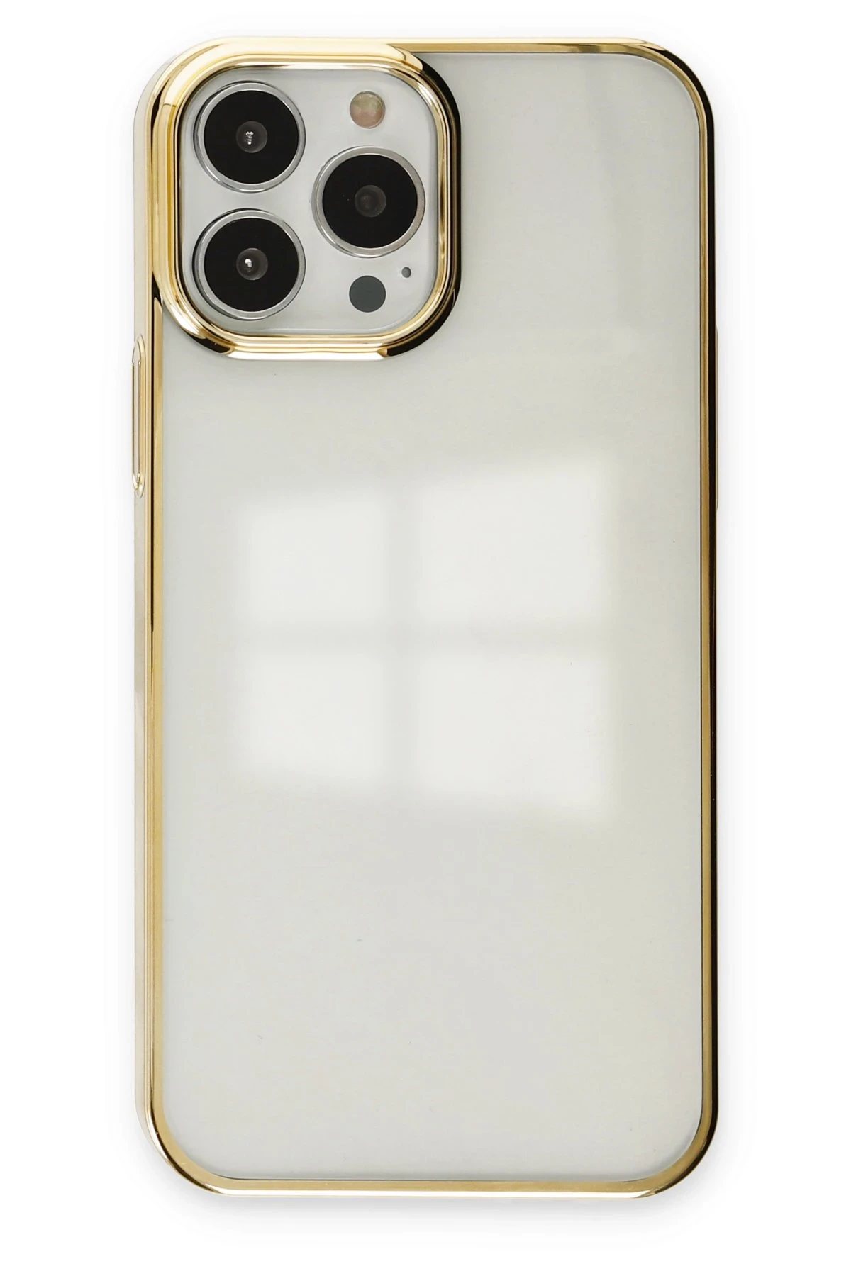 Newface iPhone 13 Pro Kılıf Element Silikon - Gold