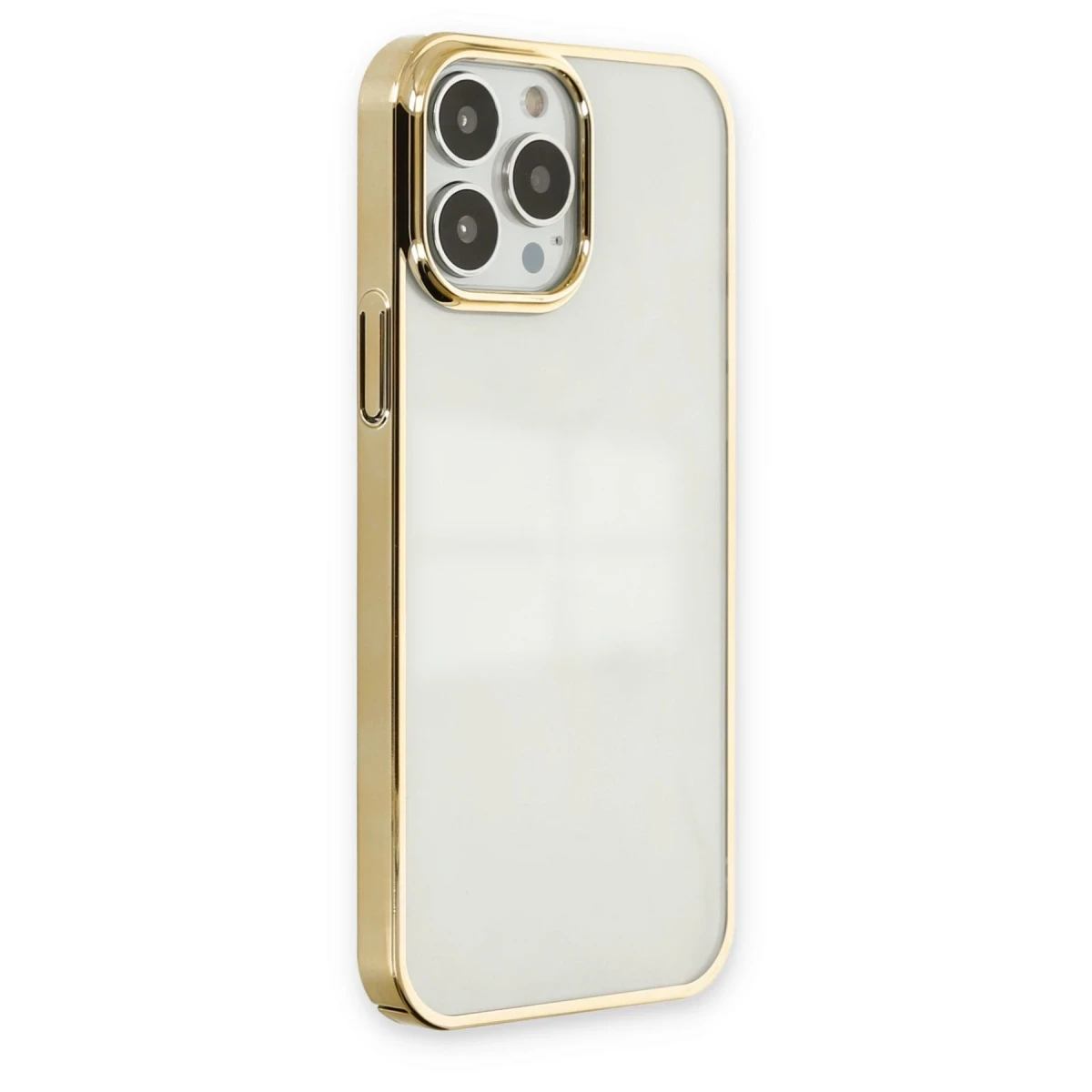 Newface Apple iPhone 13 Pro Kılıf Element Silikon - Gold
