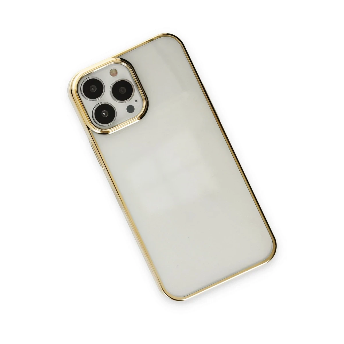 Newface Apple iPhone 13 Pro Kılıf Element Silikon - Gold