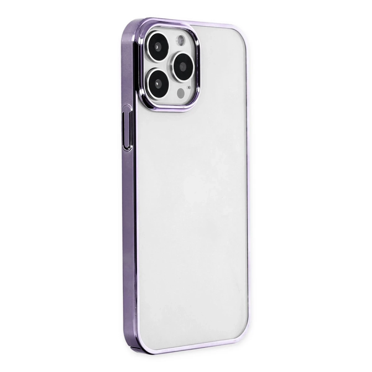 Newface Apple iPhone 13 Pro Kılıf Element Silikon - Mor