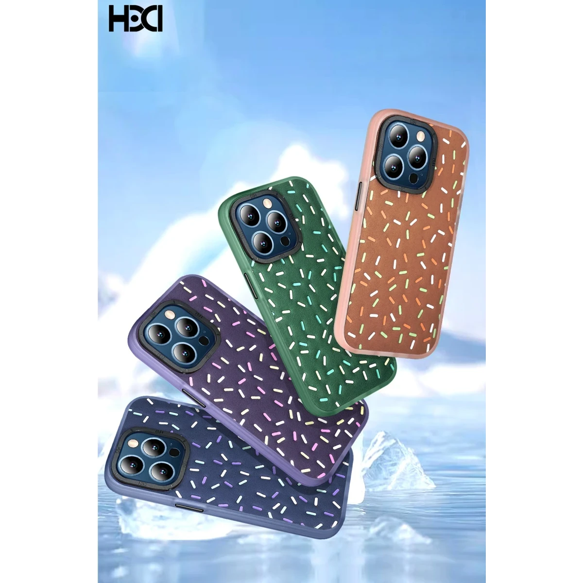 HDD Apple iPhone 15 Pro Kılıf HBC-222 Bern Kapak - Derin Mor