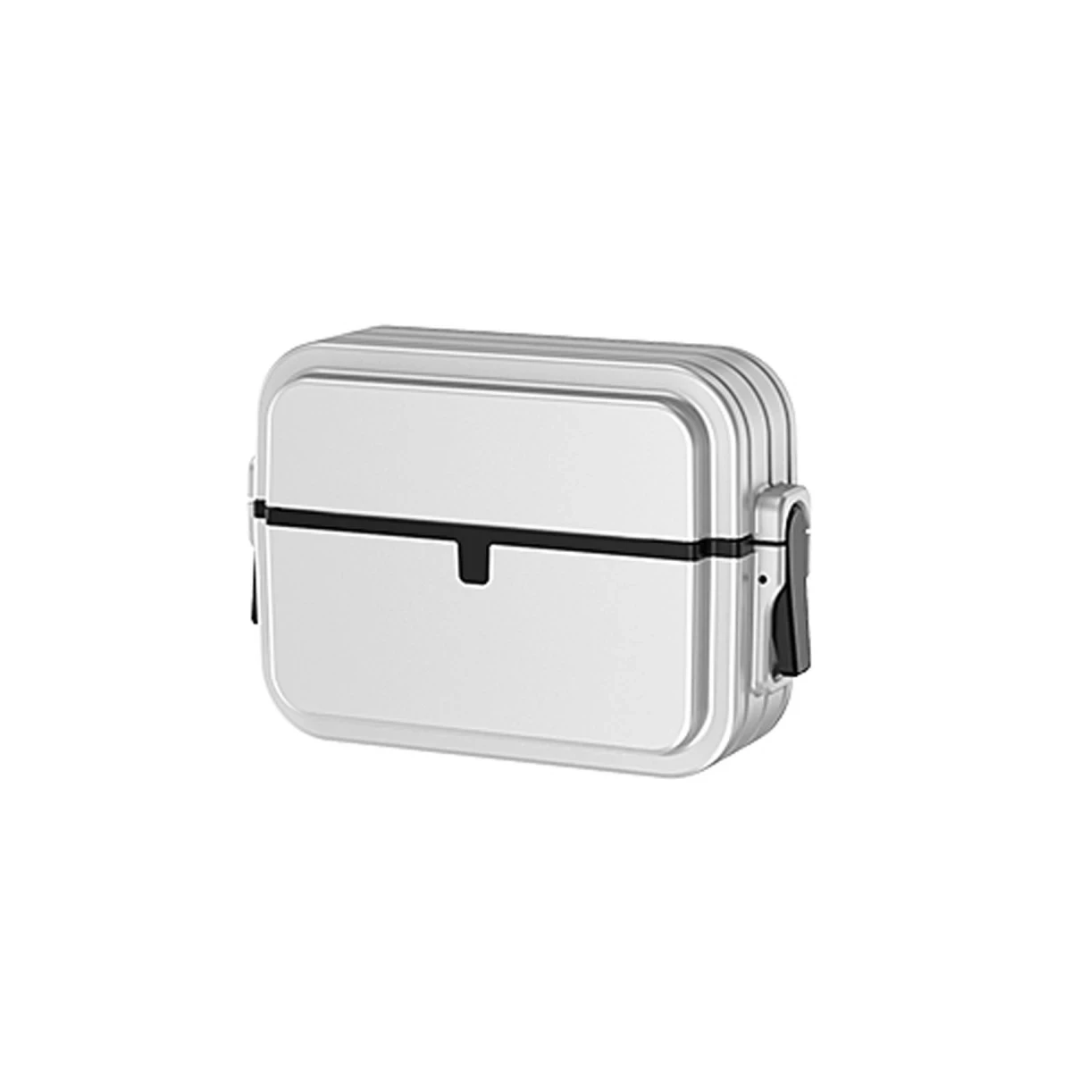 Newface Apple Airpods 3 (3.nesil) 404 Kilitli Kılıf - Gri