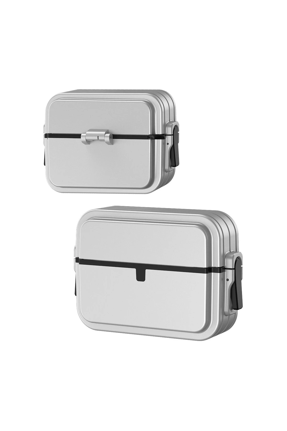 Newface Airpods 3 (3.nesil) 404 Kilitli Kılıf - Gri