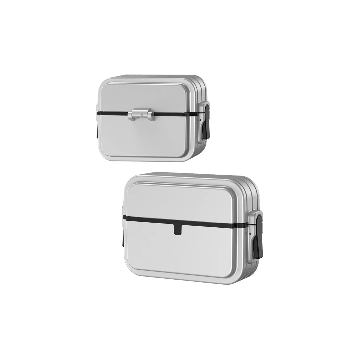Apple Airpods 3 (3.nesil) 404 Kilitli Kılıf - Gri