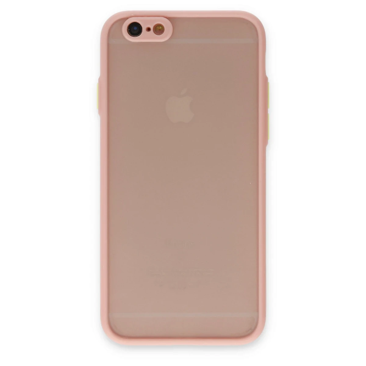 Newface Apple iPhone 6 Kılıf Montreal Silikon Kapak - Pembe