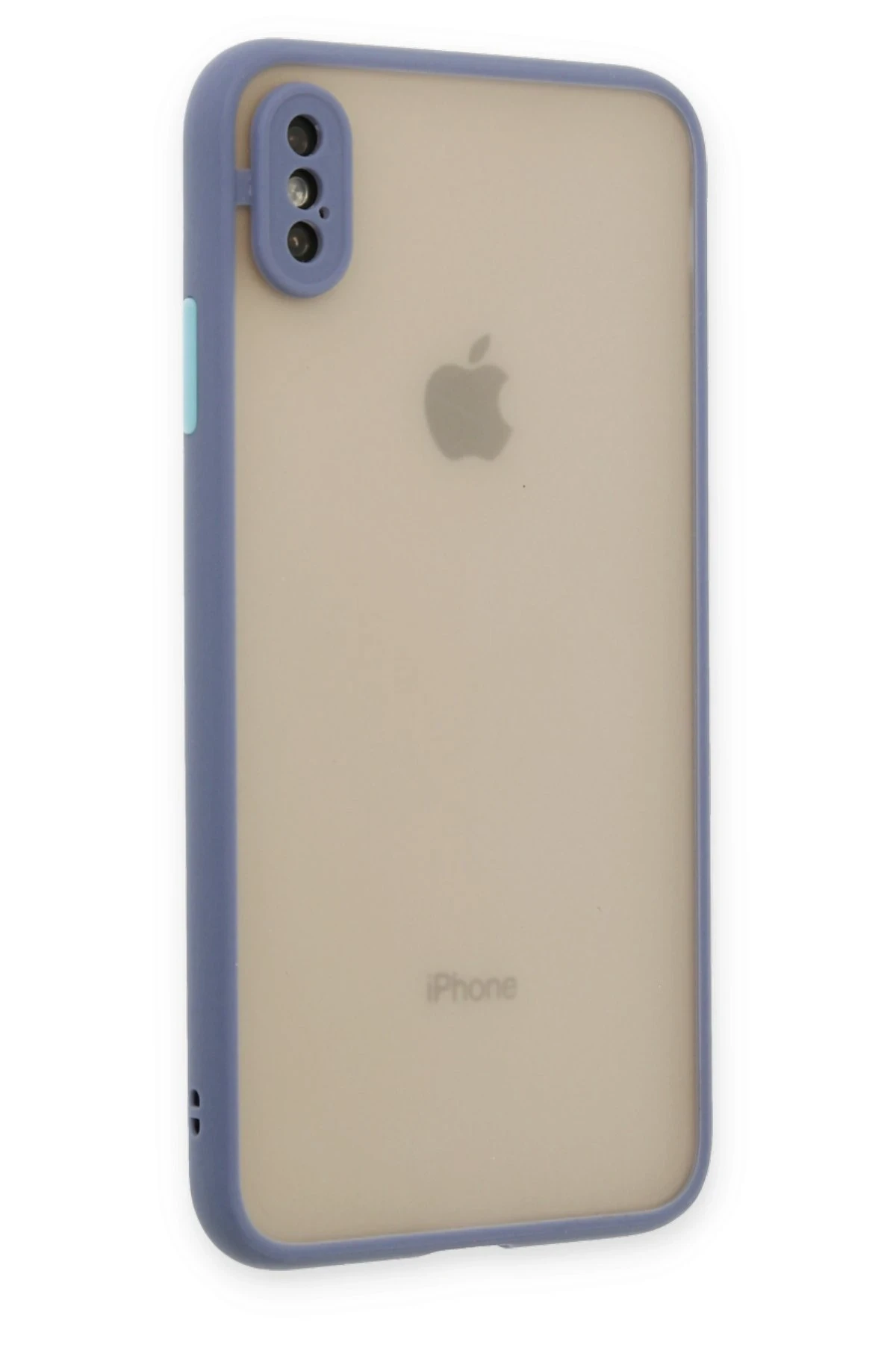Newface iPhone X Kılıf Montreal Silikon Kapak - Gri