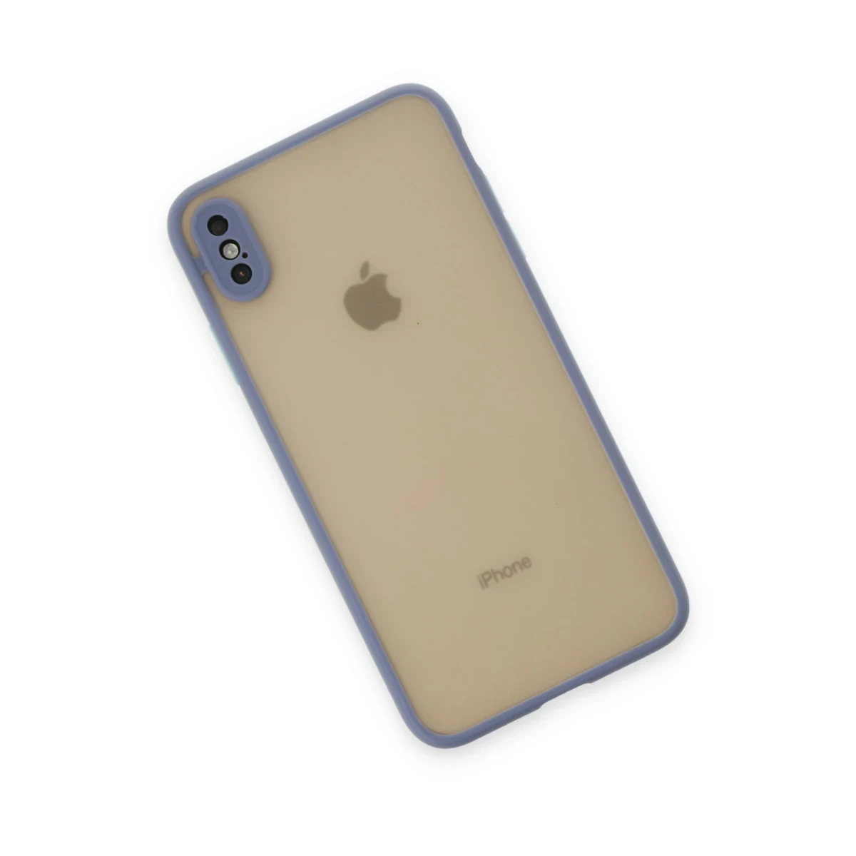 Newface Apple iPhone X Kılıf Montreal Silikon Kapak - Gri