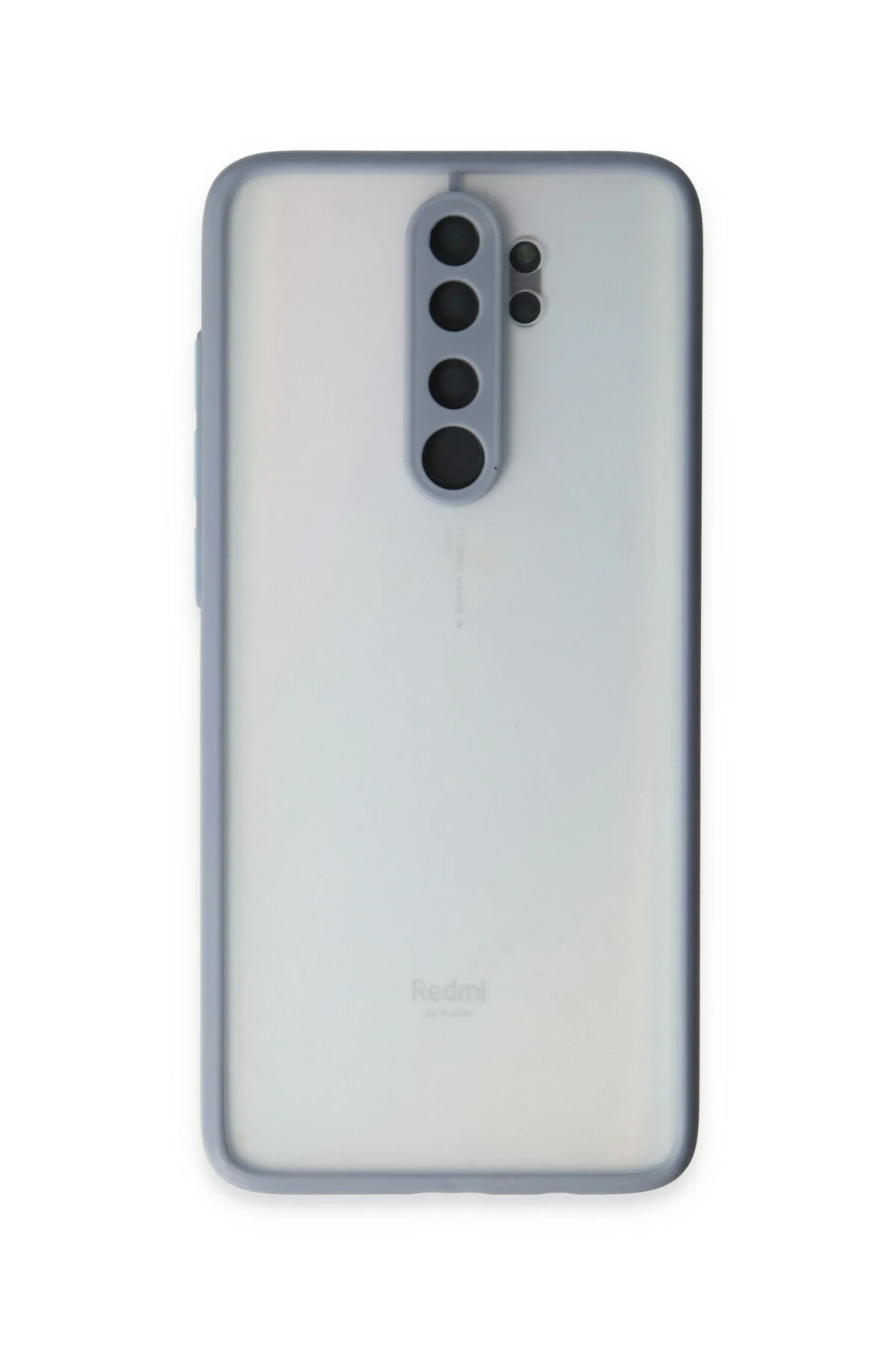 Newface Xiaomi Redmi Note 8 Pro Kılıf Montreal Silikon Kapak - Gri