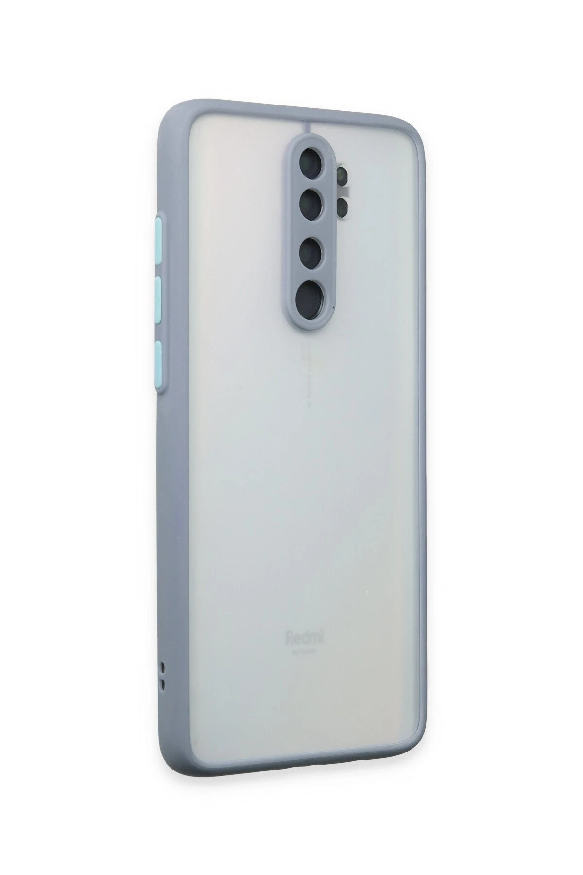 Newface Xiaomi Redmi Note 8 Pro Kılıf Montreal Silikon Kapak - Gri
