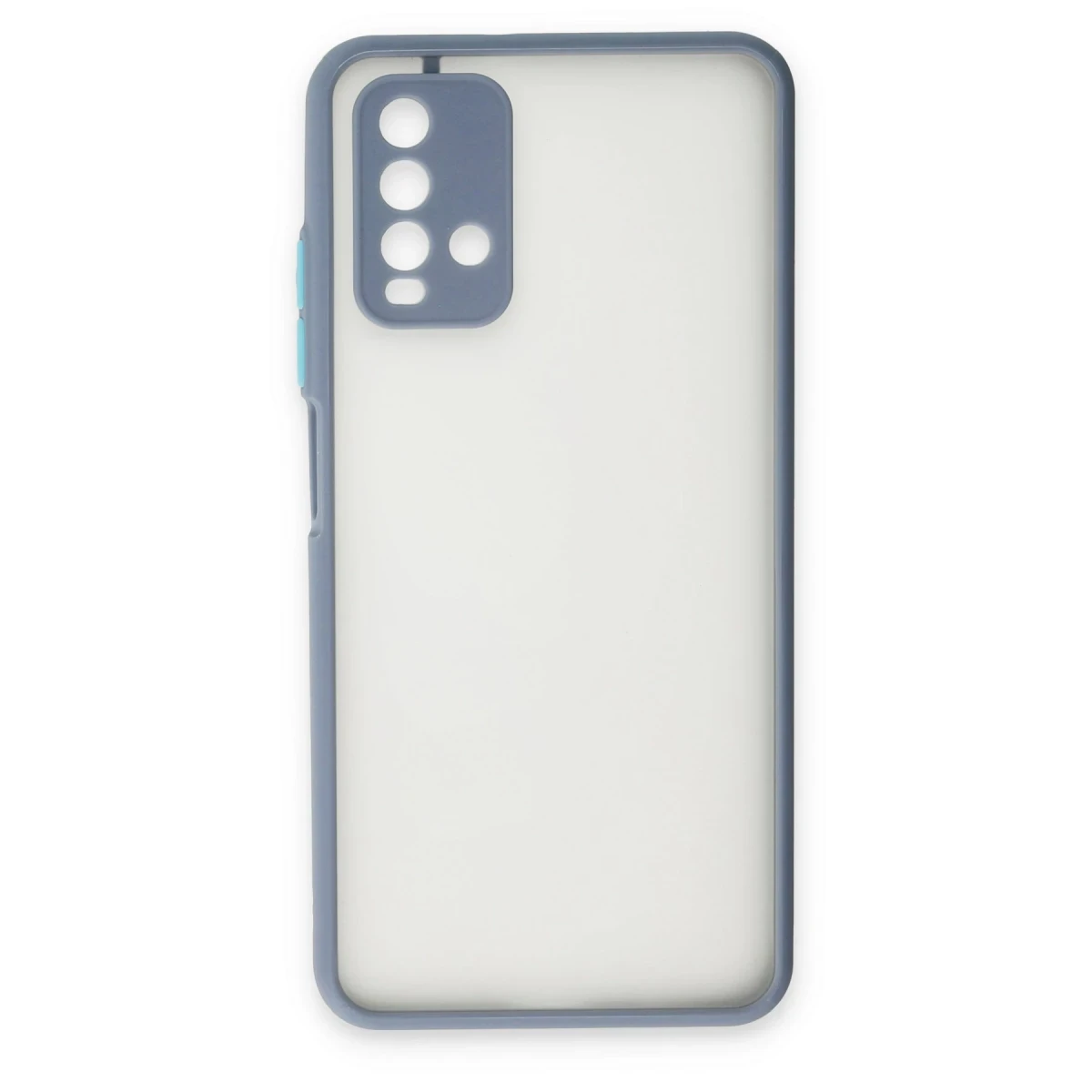Newface Xiaomi Redmi 9T Kılıf Montreal Silikon Kapak - Gri