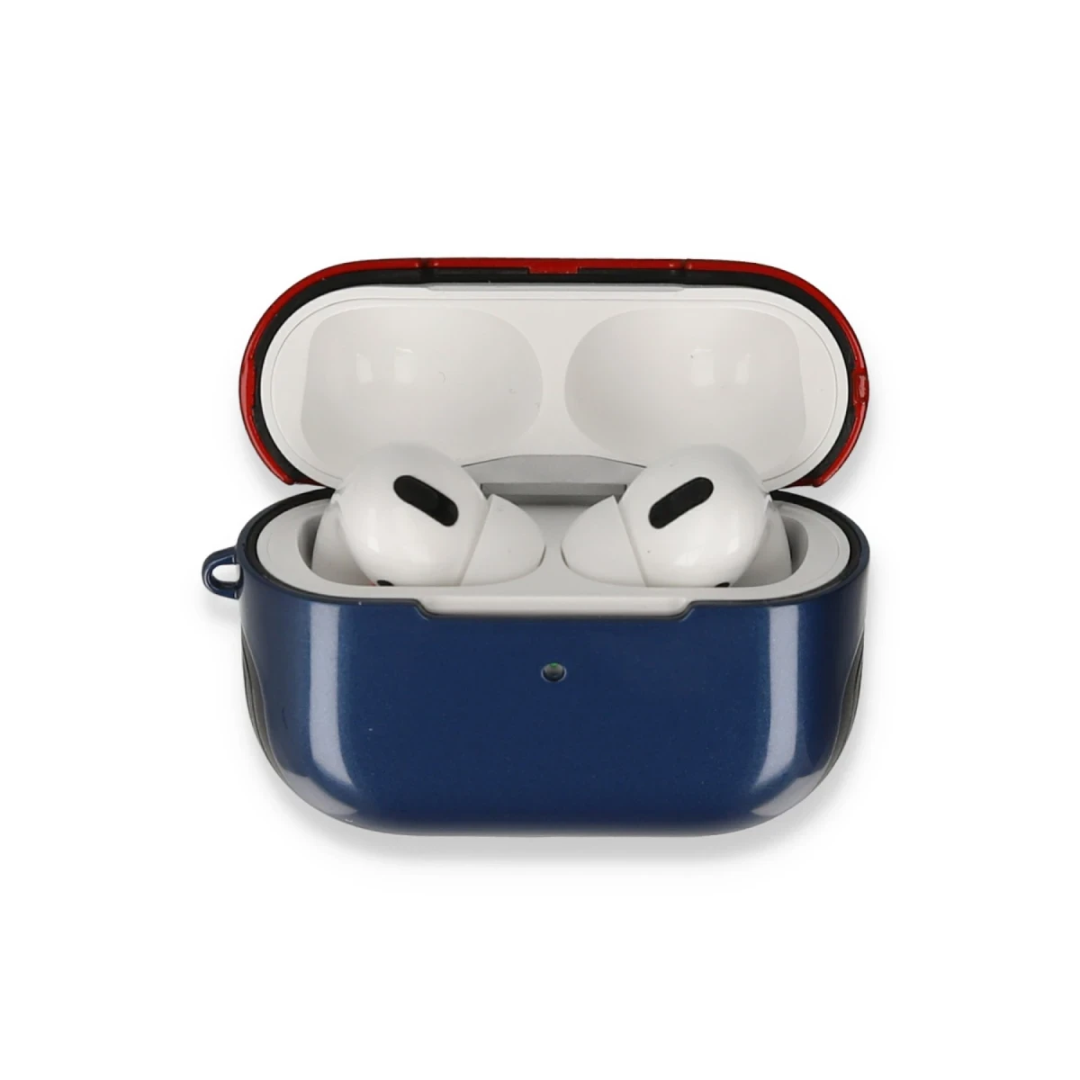 Newface Apple Airpods 3 (3.nesil) 3in1 Kılıf - Lacivert-Kırmızı