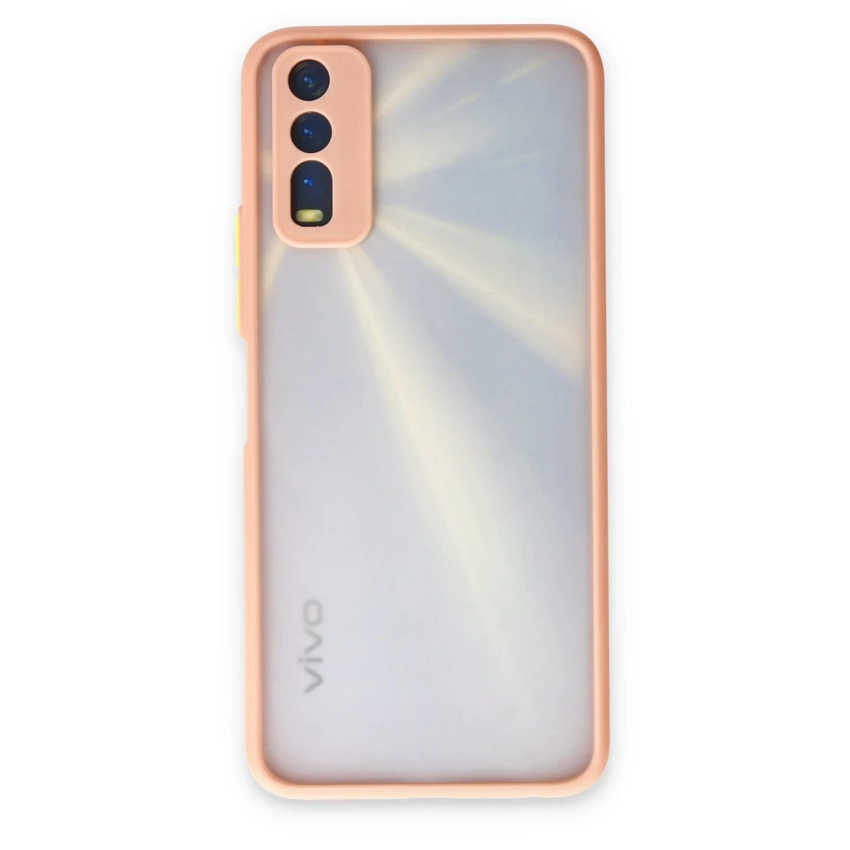 Newface Vivo Y11S Kılıf Montreal Silikon Kapak - Pembe