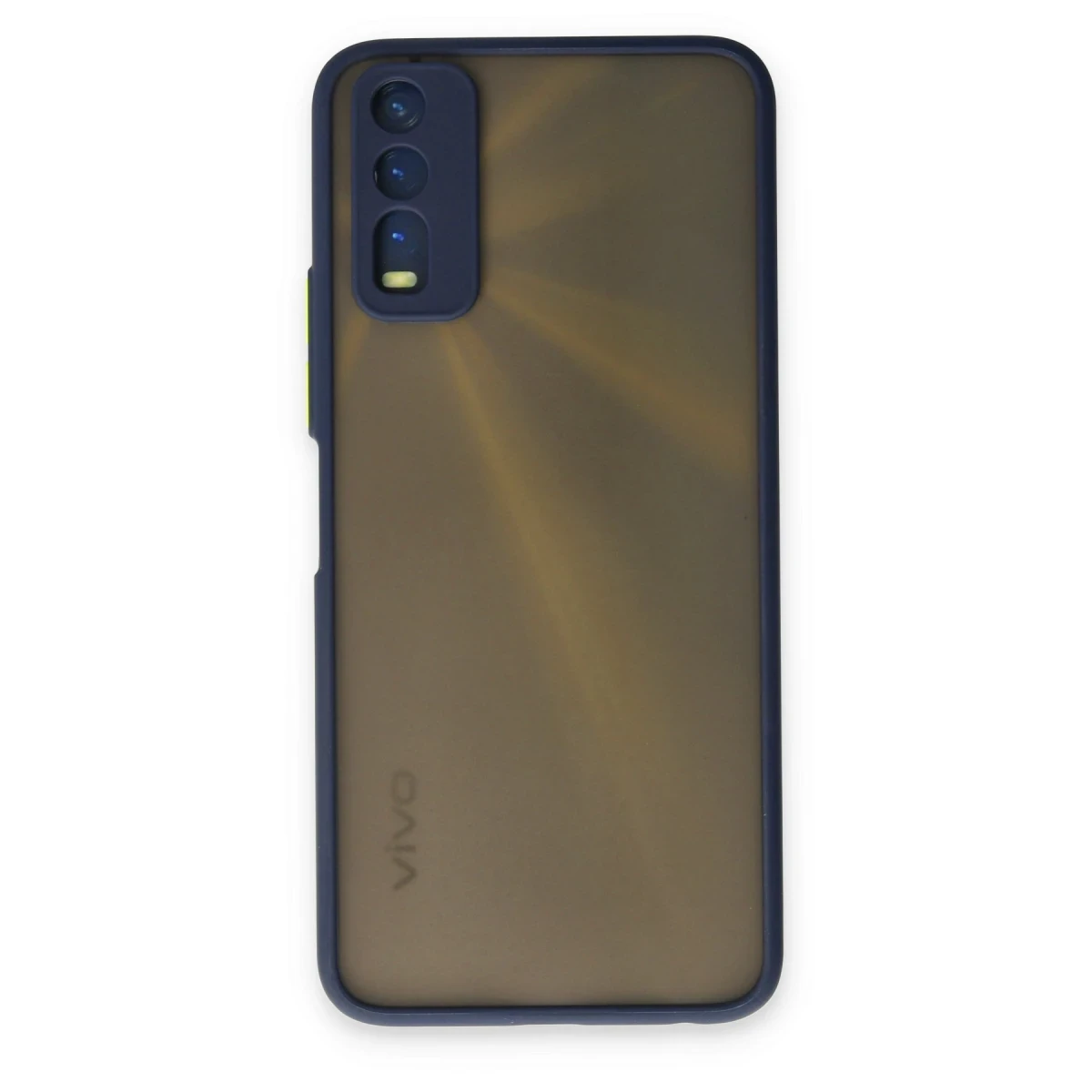Newface Vivo Y11S Kılıf Montreal Silikon Kapak - Lacivert